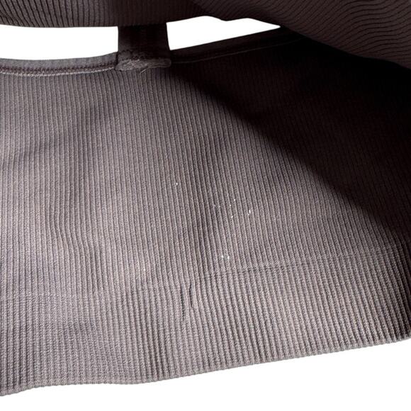 Set Active SculptFlex Ribbed V Bra in Pepper Active Crop Tank Top Women's XS - Picture 6 of 7